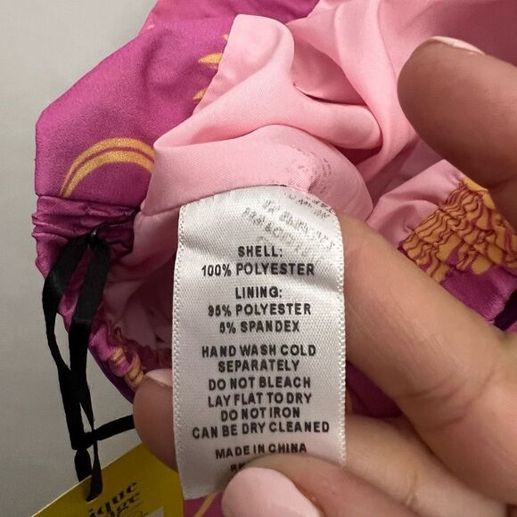 Smiley X Unique Vintage Pink Daisy Ruffle Shorts - Picture 9 of 11